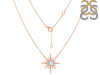 Moonstone & White Topaz Necklace RBM-RN-18.