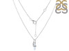 Moonstone & White Topaz Necklace RBM-RN-91.