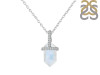 Moonstone & White Topaz Necklace RBM-RN-92.