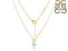 Moonstone & White Topaz Necklace RBM-RN-92.