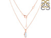 Moonstone & White Topaz Necklace RBM-RN-93.