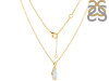 Moonstone & White Topaz Necklace RBM-RN-93.