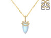 Moonstone & White Topaz Necklace RBM-RN-94.