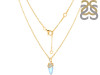 Moonstone & White Topaz Necklace RBM-RN-94.