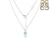 Moonstone & White Topaz Necklace RBM-RN-94.