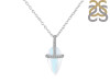 Moonstone & White Topaz Necklace RBM-RN-95.