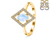 Moonstone & White Topaz Ring RBM-RR-134.