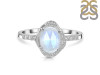 Moonstone & White Topaz Ring RBM-RR-359-ROSECUT.