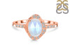 Moonstone & White Topaz Ring RBM-RR-359-ROSECUT.