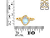 Moonstone & White Topaz Ring RBM-RR-359.