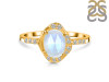 Moonstone & White Topaz Ring RBM-RR-359-ROSECUT.