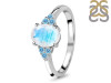 Moonstone & Blue Topaz Ring RBM-RR-364-BTZ.