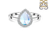 Moonstone & White Topaz Ring RBM-RR-401.