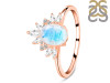 Moonstone & White Topaz Ring RBM-RR-405.