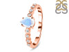 Moonstone & White Topaz Ring RBM-RR-419D.
