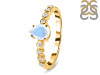 Moonstone & White Topaz Ring RBM-RR-419D.