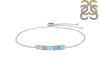 Moonstone & White Topaz Bracelet RBM-RDB-147.