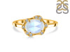 Moonstone & White Topaz Ring RBM-RR-342-ROSECUT.