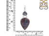 Russian Dendritic Agate/Black Rutile Pendant-2SP RDA-1-105
