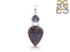 Russian Dendritic Agate/Black Rutile Pendant-2SP RDA-1-105