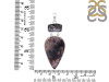 Russian Dendritic Agate/Black Rutile Pendant-2SP RDA-1-108
