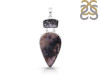 Russian Dendritic Agate/Black Rutile Pendant-2SP RDA-1-108
