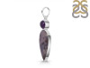 Russian Dendritic Agate/Amethyst Pendant-2SP RDA-1-112