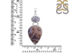 Russian Dendritic Agate/Black Rutile Pendant-2SP RDA-1-116
