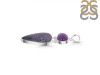 Russian Dendritic Agate/Amethyst Pendant-2SP RDA-1-120