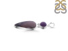 Russian Dendritic Agate/Amethyst Pendant-2SP RDA-1-124