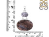 Russian Dendritic Agate/Black Rutile Pendant-2SP RDA-1-125