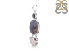 Russian Dendritic Agate/Black Spinel/Black Rutile/Pearl Pendant-2SP RDA-1-126