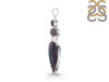 Russian Dendritic Agate/Labradorite/Amethyst Pendant-2SP RDA-1-127