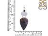 Russian Dendritic Agate/Black Spinel/Pearl Pendant-2SP RDA-1-131