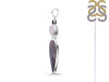Russian Dendritic Agate/Black Spinel/Pearl Pendant-2SP RDA-1-131