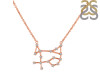 Gemini Zodiac Star Constellation with Cubic Zirconia Necklace CUZ-RDN-116.