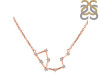Aquarius Zodiac Star Constellation with Cubic Zirconia Necklace CUZ-RDN-126.