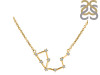 Aquarius Zodiac Star Constellation with Cubic Zirconia Necklace CUZ-RDN-126.
