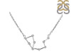 Aquarius Zodiac Star Constellation with Cubic Zirconia Necklace CUZ-RDN-126.