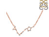 Pisces Zodiac Star Constellation with Cubic Zirconia Necklace CUZ-RDN-130.