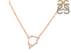 Capricorn Zodiac Star Constellation with Cubic Zirconia Necklace CUZ-RDN-131.