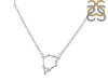 Capricorn Zodiac Star Constellation with Cubic Zirconia Necklace CUZ-RDN-131.