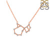 Scorpio Zodiac Star Constellation with Cubic Zirconia Necklace CUZ-RDN-132.