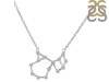 Scorpio Zodiac Star Constellation with Cubic Zirconia Necklace CUZ-RDN-132.