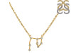 Aries Zodiac Star Constellation with Cubic Zirconia Necklace CUZ-RDN-134.