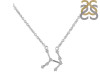 Taurus Zodiac Star Constellation with Cubic Zirconia Necklace CUZ-RDN-135.