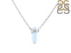 Moonstone & White Topaz Pencil Necklace RBM-RDN-136.