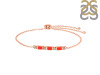 Red Onyx & White Topaz Bracelet ROX-RDB-139.