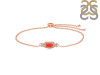 Red Onyx & White Topaz Bracelet ROX-RDB-140.