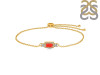 Red Onyx & White Topaz Bracelet ROX-RDB-140.